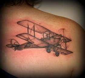 Aeroplane Tattoo
