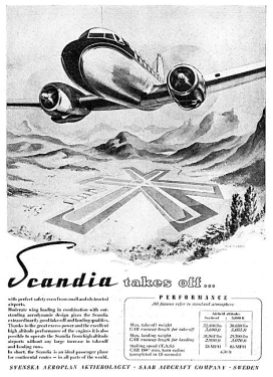Aircraft Manufacturers-SAAB-1949-28633
